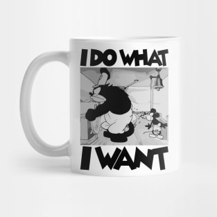 Steamboat Willie. I Do What I Want - 2 Mug